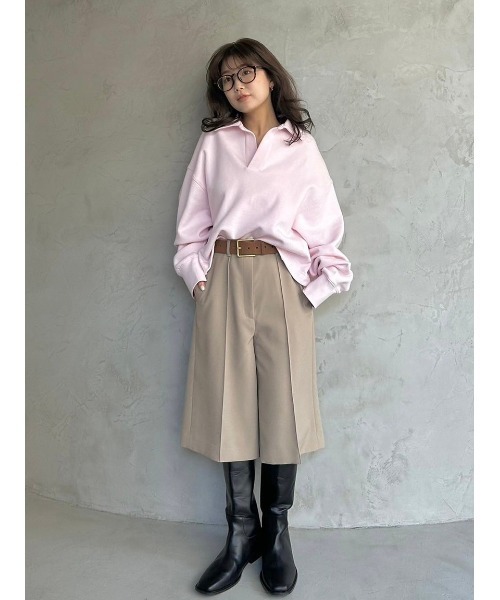 Mila Owen｜ショート丈ラガースウェットトップス | Rakuten