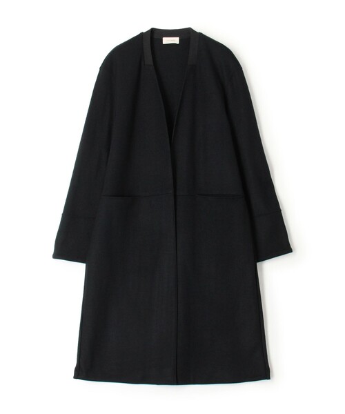 DES PRES（デプレ） ノーカラーコート FREE グレー レディース