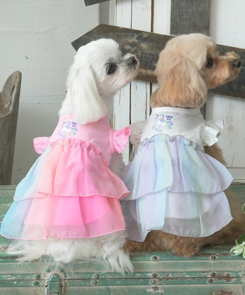 ANNA SUI（アナスイ） 犬 服 ANNA SUI/ユニコーンチュールワンピース