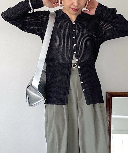 カーディガン Rosalia cardigan リブカーディガン レディース Amazon | [シンゾーン] THE SHINZONE ロング リブ カーディガン