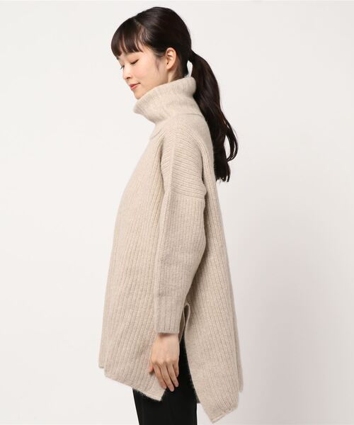 「iliann loeb」 長袖ニット FREE ベージュ レディース_画像3