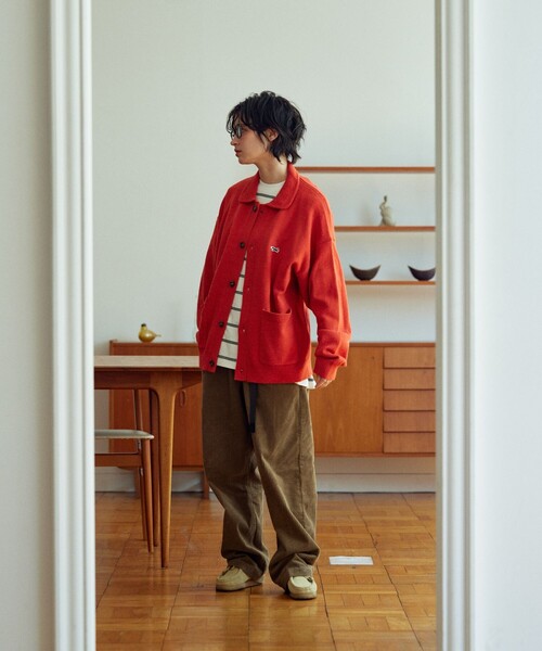 「TOWNCRAFT」 ニットカーディガン「FREAK’S STOREコラボ」 LARGE ブラック メンズ_画像2