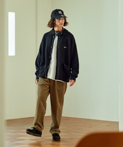 「TOWNCRAFT」 ニットカーディガン「FREAK’S STOREコラボ」 LARGE ブラック メンズ_画像8