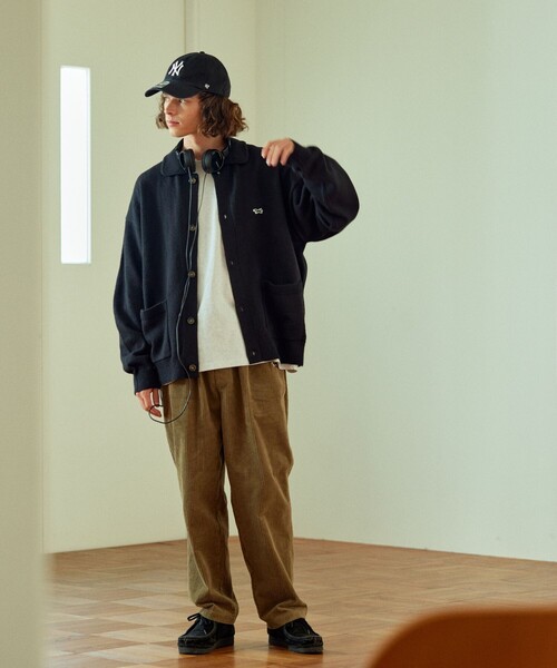 「TOWNCRAFT」 ニットカーディガン「FREAK’S STOREコラボ」 LARGE ブラック メンズ_画像9