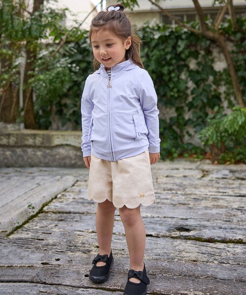 ANY（エニィ） コート アウター UVカット リボンパーカー キッズ 子供