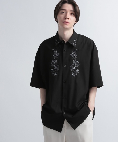 HARE 半袖シャツ HARE 「HARE」 半袖シャツ SMALL ホワイト系その他 メンズ