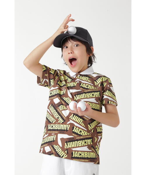 Jack Bunny!! ポロシャツ 「Jack Bunny!!」ハニカムダブル