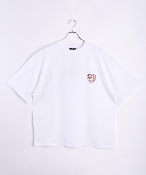 Ed Hardy（エド・ハーディー） tシャツ 半袖プリントTシャツ ラブキル