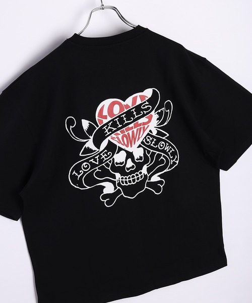 Ed Hardy(エド・ハーディー) tシャツ 半袖プリントTシャツ ラブキル Ed Hardy(エド・ハーディー) tシャツ 半袖プリントTシャツ ラブキル