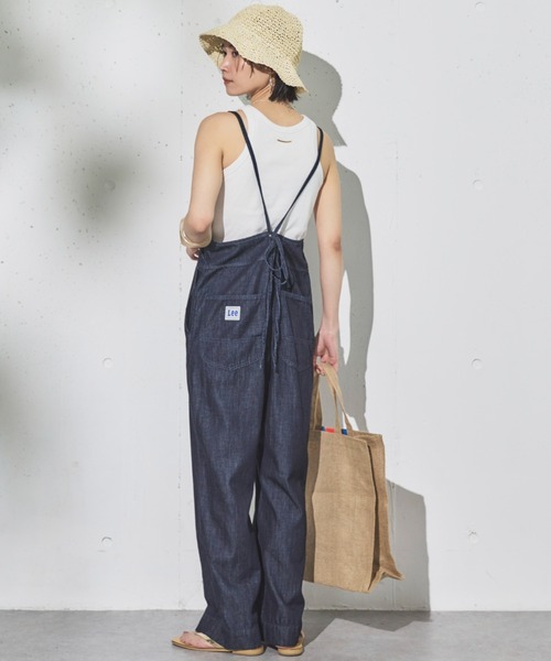 Lee リラックスサロペット xs ブラック