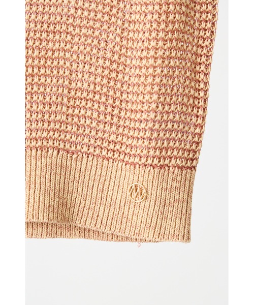 YENN イエン PADDING NECK KNIT ニットベスト YENN ベスト ジレ パディングネックニット レディース メンズ