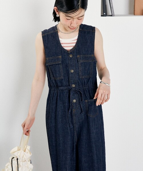 SOMETHING × FREAK’S STORE (デニムオールインワン) SOMETHING × FREAK'S STORE/デニムオールインワン