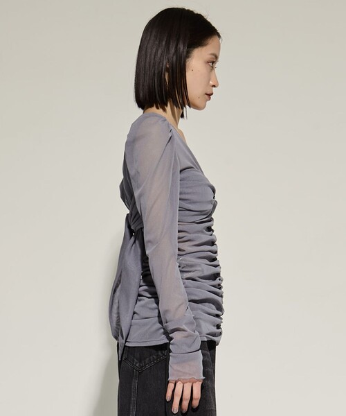 FETICO ギャザートップス FETICO tシャツ 「FETICO/フェティコ」「STUDIOUS別注」TULLE