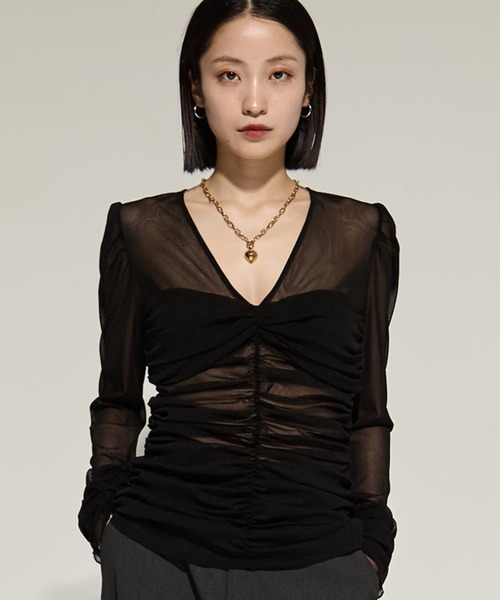 【FETICO（フェティコ）】23SS シアートップス FETICO（フェティコ）】23SS シアートップス