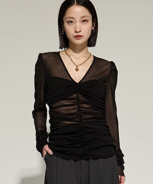 【FETICO（フェティコ）】23SS シアートップス FETICO（フェティコ）】23SS シアートップス