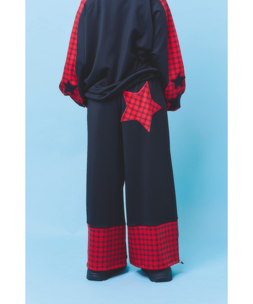 Hauls ジャージ お星様が舞い降りたジャージセットあっぷ レディース