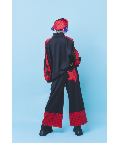 Hauls ジャージ お星様が舞い降りたジャージセットあっぷ レディース