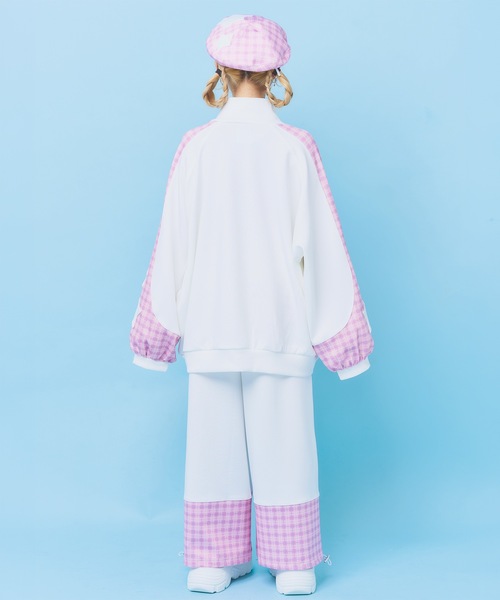 Hauls お星様が舞い降りたジャージセットアップ Hauls ジャージ お星様が舞い降りたジャージセットあっぷ レディース