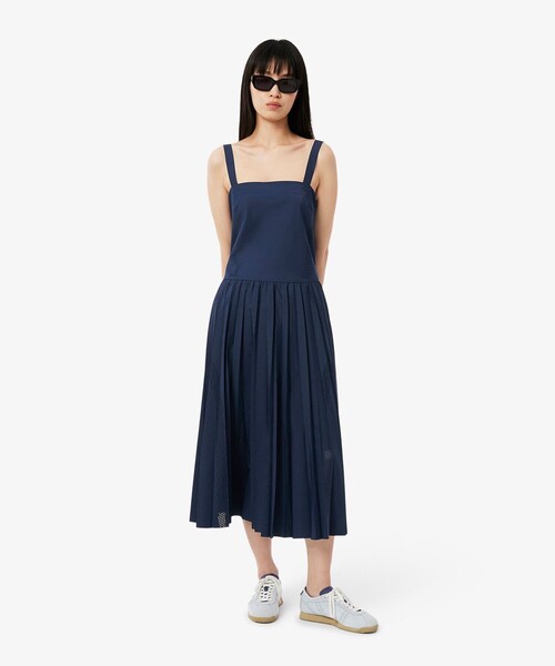 LACOSTE（ラコステ） ワンピース レーザーカットドットライン ロング