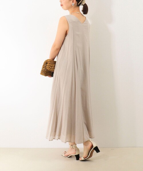美品✨【NOLLEYS】麻調シアー2WAYパネルフレアワンピース NOLLEY'S｜麻調シアー2WAYパネルフレアワンピース | Rakuten