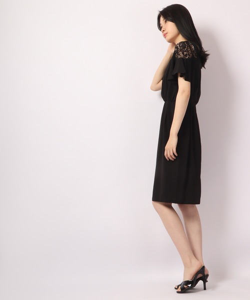 「Anna Nicola」 半袖ワンピース 40 ブラック レディース_画像2