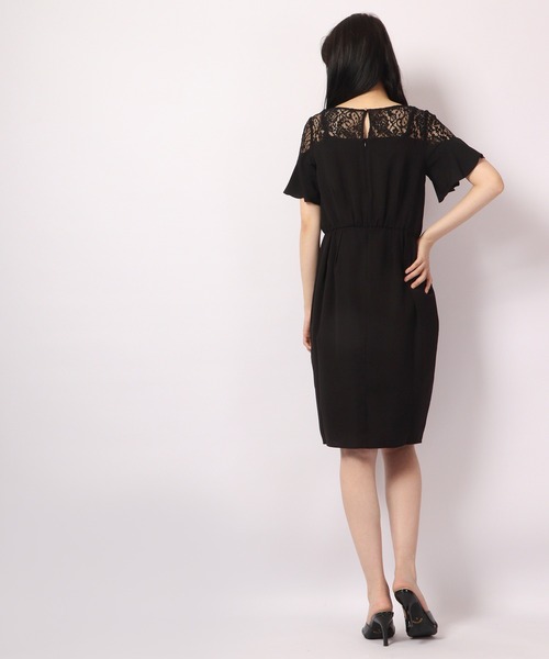 「Anna Nicola」 半袖ワンピース 40 ブラック レディース_画像3