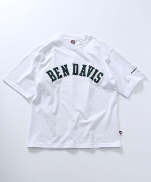 「BEN DAVIS」 半袖Tシャツ MEDIUM イエロー メンズ