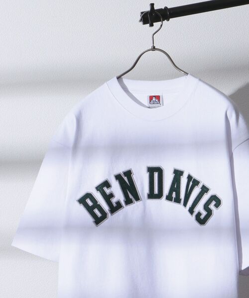 「BEN DAVIS」 半袖Tシャツ MEDIUM イエロー メンズ