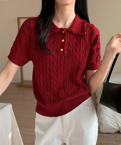 ポロ　半袖ニット　ベージュ POLO RALPH LAUREN ポロラルフローレン 半袖ニット ベージュ M