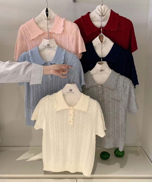 ポロ　半袖ニット　ベージュ POLO RALPH LAUREN ポロラルフローレン 半袖ニット ベージュ M