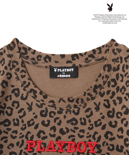 PLAYBOY（プレイボーイ） tシャツ 半袖 PLAYBOY x atmos pink Leopard