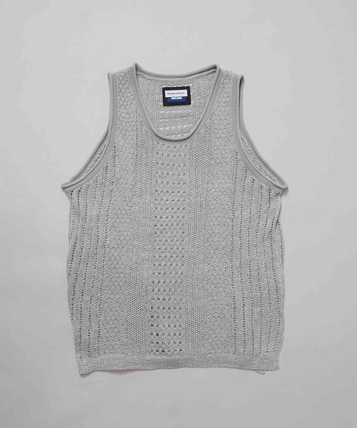【売れ筋】 MAISON SPECIAL Top/ニット Tank 「UNISEX」Knit タンクトップ トップス