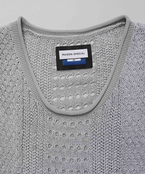 MAISON SPECIAL タンクトップ 「UNISEX」Knit Tank Top/ニット