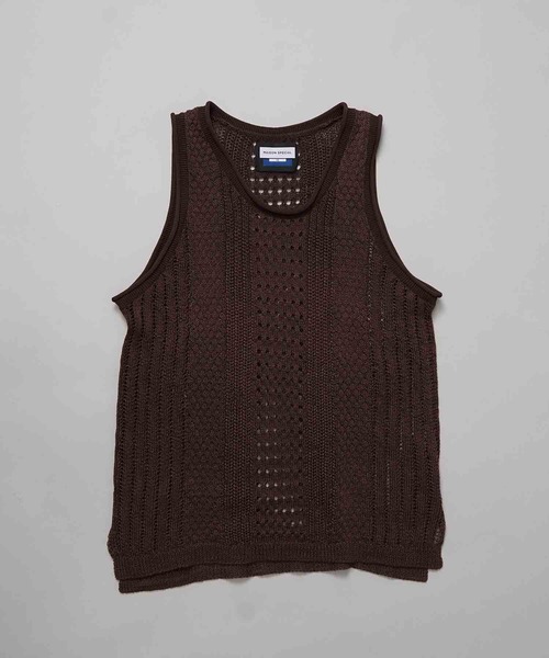 MAISON SPECIAL タンクトップ 「UNISEX」Knit Tank Top/ニット