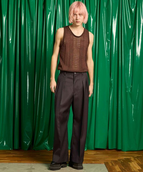 MAISON SPECIAL タンクトップ 「UNISEX」Knit Tank Top/ニット