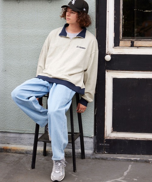 「GERRY」 スウェットカットソー「bark manhattanコラボ」 M グレー メンズ