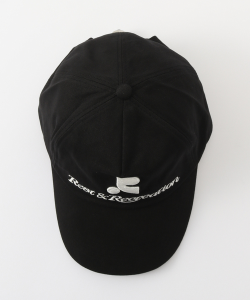 Rest&recreation新品キャップブラック帽子 Rest＆Recreation キャップ 帽子 「Rest＆Recreation/レスト