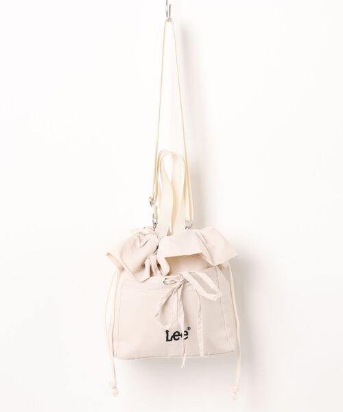 Lee（リー） トートバッグ 「LEE」フリルドローストリング2wayバッグ