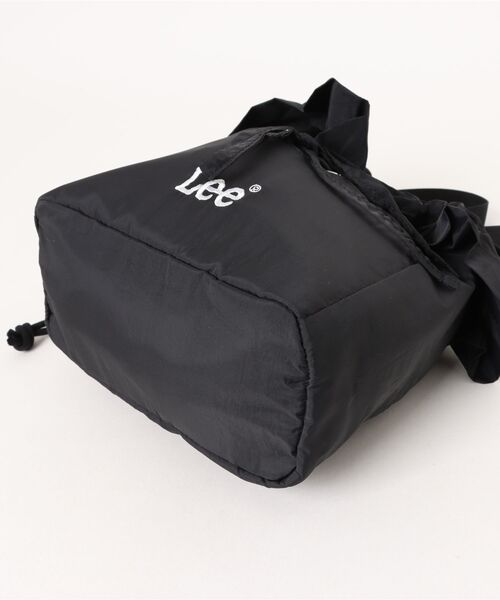 Lee トートバッグ 「LEE」フリルドローストリング2wayバッグ