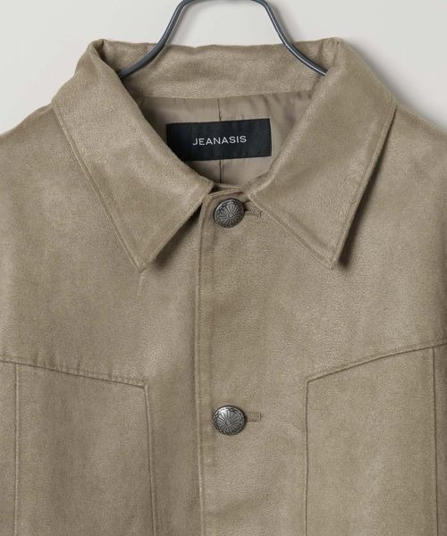 JEANASIS（ジーナシス） ブルゾン アウター ステッチスエード