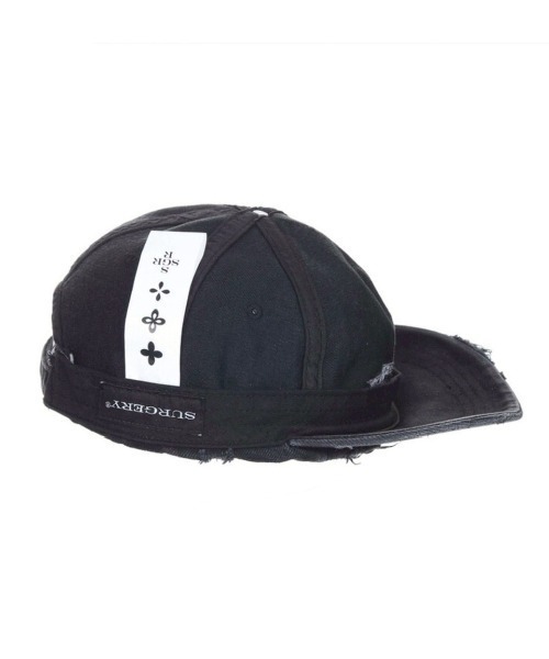 SURGERY キャップ 帽子 「SURGERY」surgery distroyed denim cap