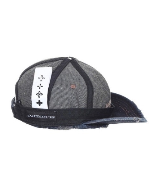 SURGERY distroyed denim cap キャップ 新品 SURGERY キャップ 帽子 「SURGERY」surgery distroyed denim cap