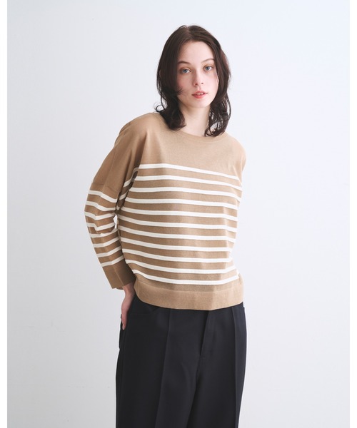 ニット セーター LYNE KNIT SHEER レディース