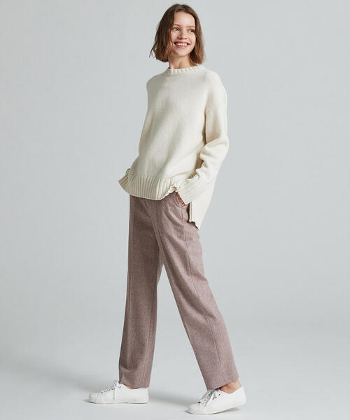 MACPHEE（マカフィー） 長袖ニット S ブラック レディース : ZOZOTOWN