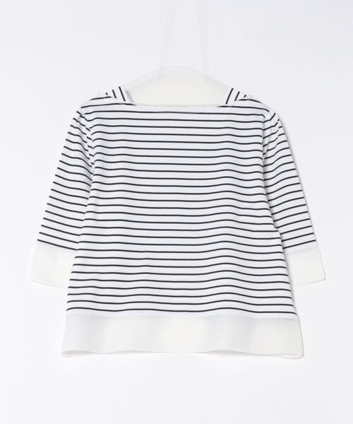 tシャツ 32Gスーピマポンチ シアー切替えプルオーバー レディース I.T.'S. international tシャツ 32Gスーピマポンチ シアー