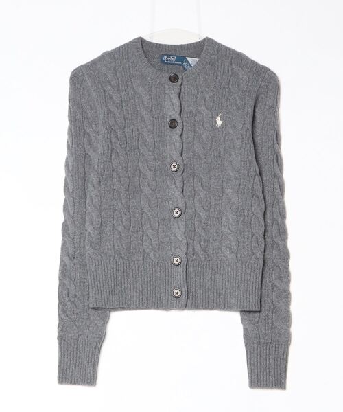 【カシミヤ 100%】Polo by Ralph Lauren カーディガン POLO RALPH LAUREN カーディガン ケーブルニット ウールカシミヤ
