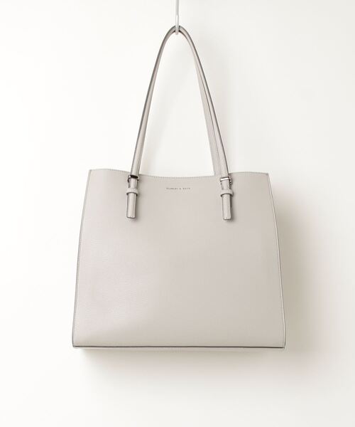 CHARLES&KEITH トートバッグ　グレー CHARLES ＆ KEITH 「CHARLES & KEITH」 トートバッグ X-LARGE