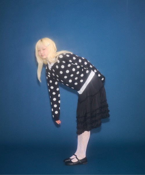 FEKETE（フェケテ） カーディガン dots ＆ stars cardigan / ドット