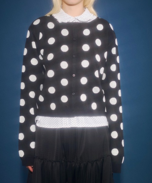 FEKETE（フェケテ） カーディガン dots ＆ stars cardigan / ドット