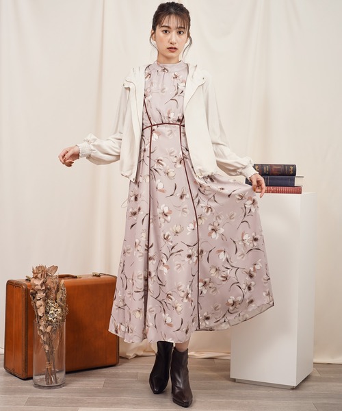 「NOELA」 マウンテンパーカー フリー オフホワイト レディース_画像6